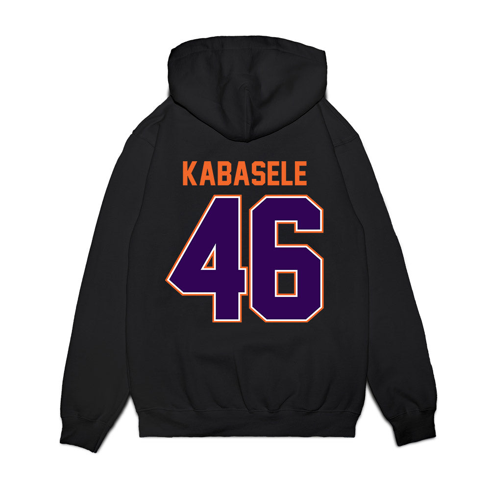 Clemson - NCAA Football : Philippe Kabasele - Vintage Helmet Premium Hooded Sweatshirt-1