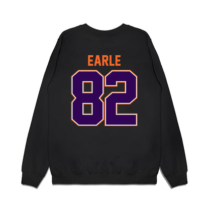 Clemson - NCAA Football : Sam Earle - Vintage Helmet Premium Crewneck Sweatshirt-1