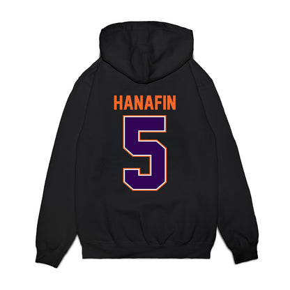 Clemson - NCAA Football : Ronan Hanafin - Vintage Helmet Premium Hooded Sweatshirt-1