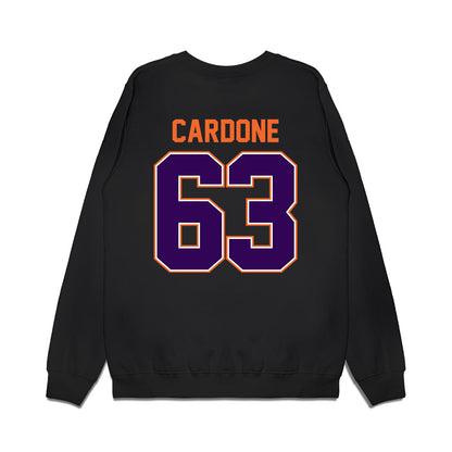 Clemson - NCAA Football : Dominic Cardone - Vintage Helmet Premium Crewneck Sweatshirt-1