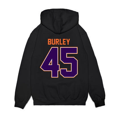 Clemson - NCAA Football : Vic Burley - Vintage Helmet Premium Hooded Sweatshirt-1