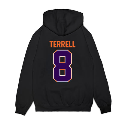 Clemson - NCAA Football : Avieon Terrell - Vintage Helmet Premium Hooded Sweatshirt-1