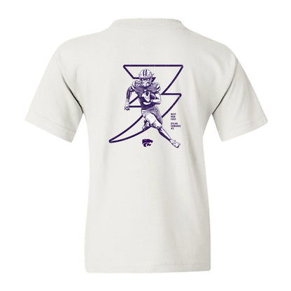 Kansas State - NCAA Football : Dylan Edwards - Run Dylan Run Youth T-Shirt-1
