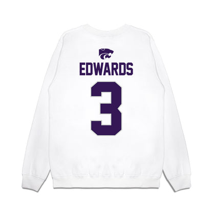 Kansas State - NCAA Football : Dylan Edwards - Premium Crewneck Sweatshirt-1