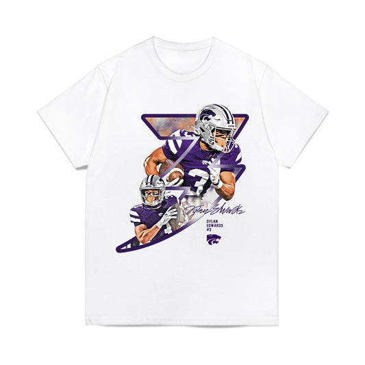 Kansas State - NCAA Football : Dylan Edwards - Collage Comfort Colors T-Shirt-0