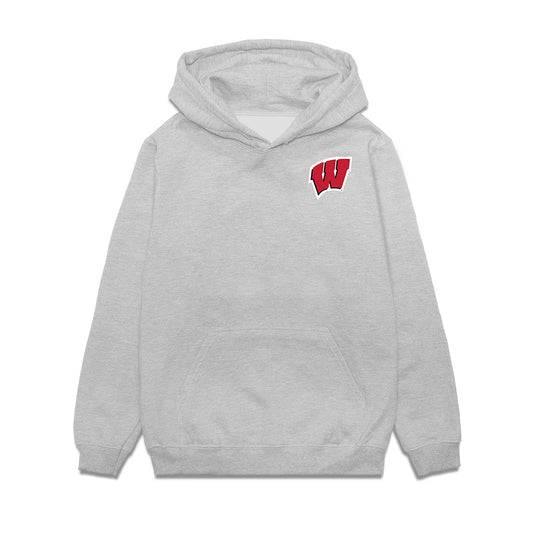Wisconsin - NCAA Football : Jake Renfro - Collage Premium Hooded Sweatshirt-0
