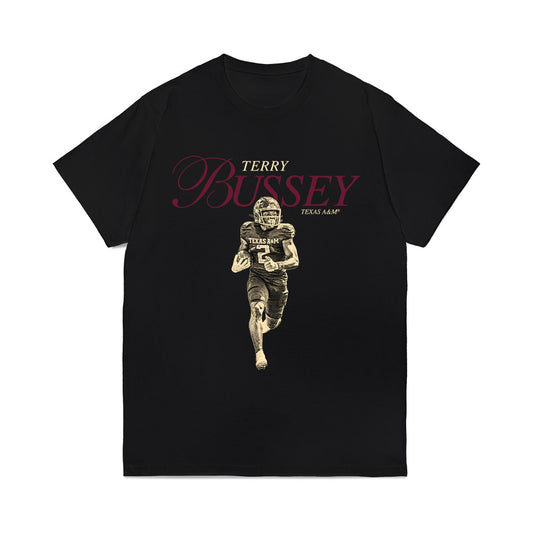 Texas A&M - NCAA Football : Terry Bussey - Legacy Comfort Colors T-Shirt-0
