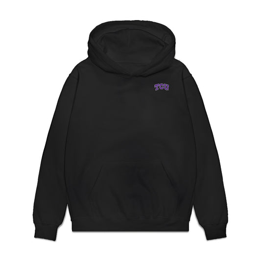 TCU - NCAA Football : Josh Hoover - Legacy Premium Hooded Sweatshirt-0