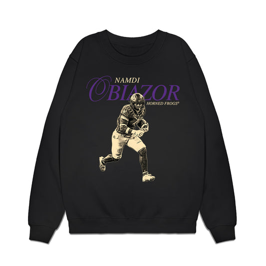 TCU - NCAA Football : Namdi Obiazor - Legacy Premium Crewneck Sweatshirt-0