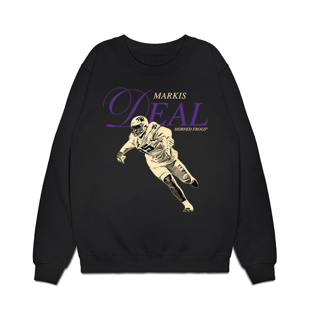 TCU - NCAA Football : Markis Deal - Legacy Premium Crewneck Sweatshirt-0