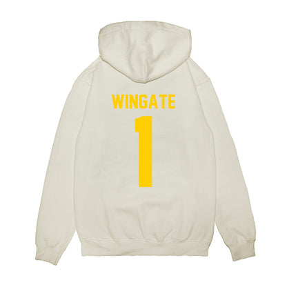 Maryland - NCAA Football : Daniel Wingate - Vintage Helmet Premium Hooded Sweatshirt-1