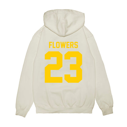 Maryland - NCAA Football : Keyshawn Flowers - Vintage Helmet Premium Hooded Sweatshirt-1