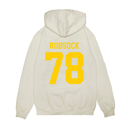 Maryland - NCAA Football : Anthony Robsock - Vintage Helmet Premium Hooded Sweatshirt-1