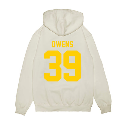 Maryland - NCAA Football : Daniel Owens - Vintage Helmet Premium Hooded Sweatshirt-1
