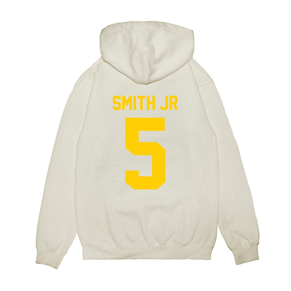 Maryland - NCAA Football : Octavian Smith Jr - Vintage Helmet Premium Hooded Sweatshirt-1