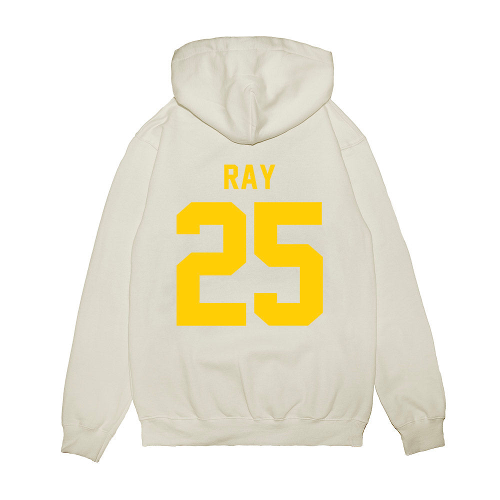 Maryland - NCAA Football : Nolan Ray - Vintage Helmet Premium Hooded Sweatshirt-1