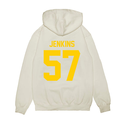 Maryland - NCAA Football : Bryce Jenkins - Vintage Helmet Premium Hooded Sweatshirt-1