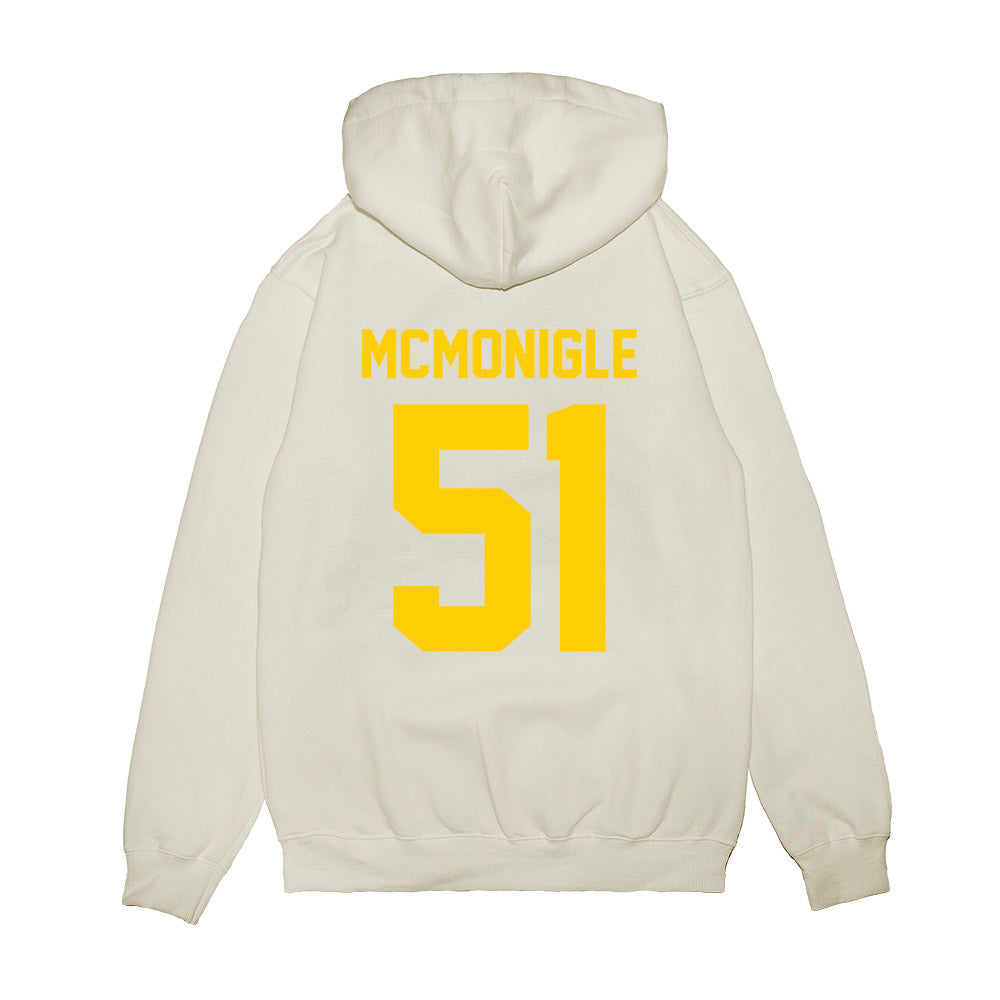 Maryland - NCAA Football : Michael McMonigle - Vintage Helmet Premium Hooded Sweatshirt-1