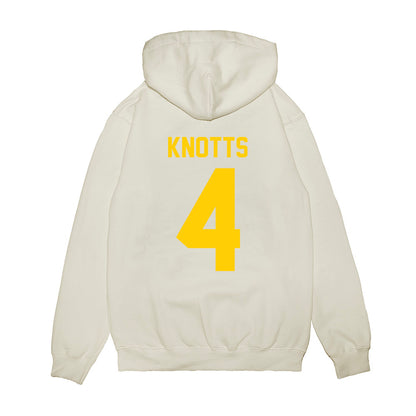 Maryland - NCAA Football : Shaleak Knotts - Vintage Helmet Premium Hooded Sweatshirt-1