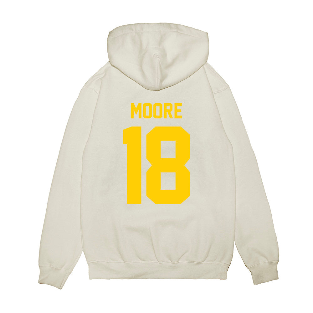 Maryland - NCAA Football : Alex Moore - Vintage Helmet Premium Hooded Sweatshirt-1