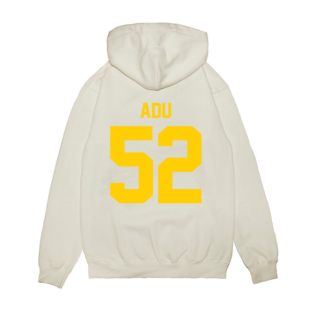 Maryland - NCAA Football : Samuel Adu - Vintage Helmet Premium Hooded Sweatshirt-1