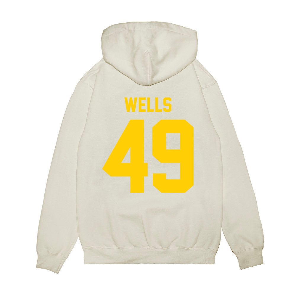 Maryland - NCAA Football : Chris Wells - Vintage Helmet Premium Hooded Sweatshirt-1