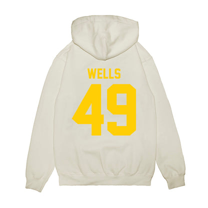 Maryland - NCAA Football : Chris Wells - Vintage Helmet Premium Hooded Sweatshirt-1