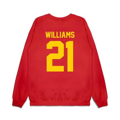 Maryland - NCAA Football : Sean Williams - Vintage Helmet Premium Crewneck Sweatshirt-1