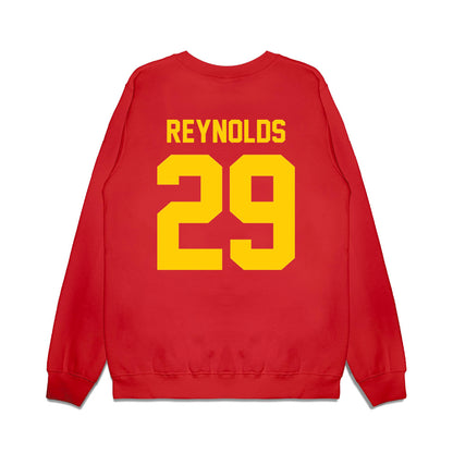 Maryland - NCAA Football : Colin Reynolds - Vintage Helmet Premium Crewneck Sweatshirt-1