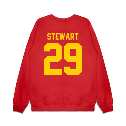 Maryland - NCAA Football : Sidney Stewart - Vintage Helmet Premium Crewneck Sweatshirt-1