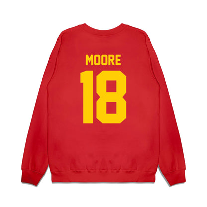 Maryland - NCAA Football : Alex Moore - Vintage Helmet Premium Crewneck Sweatshirt-1