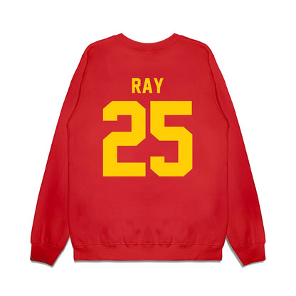 Maryland - NCAA Football : Nolan Ray - Vintage Helmet Premium Crewneck Sweatshirt-1