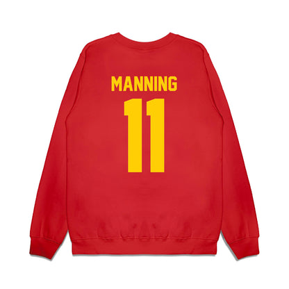 Maryland - NCAA Football : Ryan Manning - Vintage Helmet Premium Crewneck Sweatshirt-1