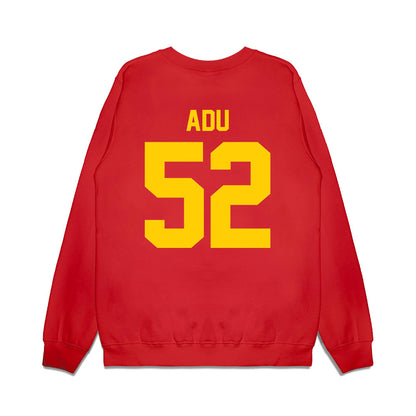 Maryland - NCAA Football : Samuel Adu - Vintage Helmet Premium Crewneck Sweatshirt-1