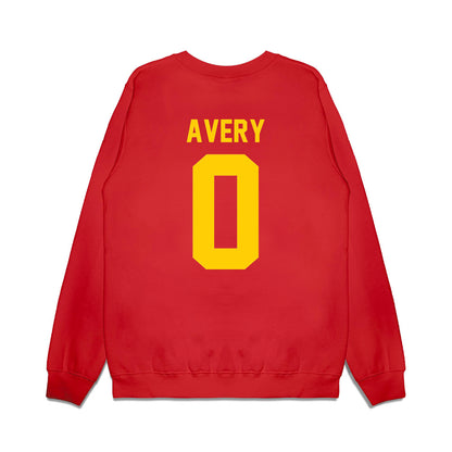 Maryland - NCAA Football : Neeo Avery - Vintage Helmet Premium Crewneck Sweatshirt-1