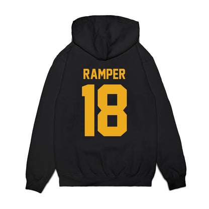 West Virginia - NCAA Football : Logan Ramper - Vintage Helmet Premium Hooded Sweatshirt-1