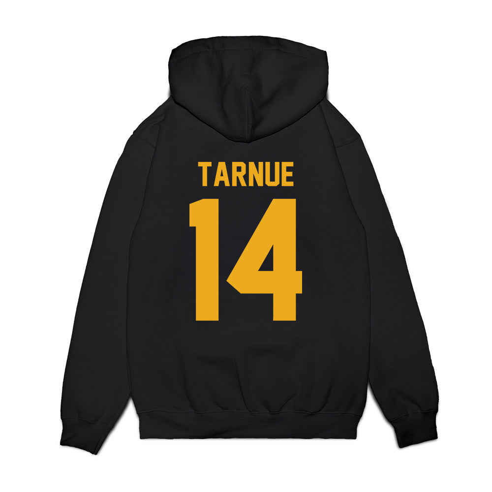 West Virginia - NCAA Football : Kekoura Tarnue - Vintage Helmet Premium Hooded Sweatshirt-1