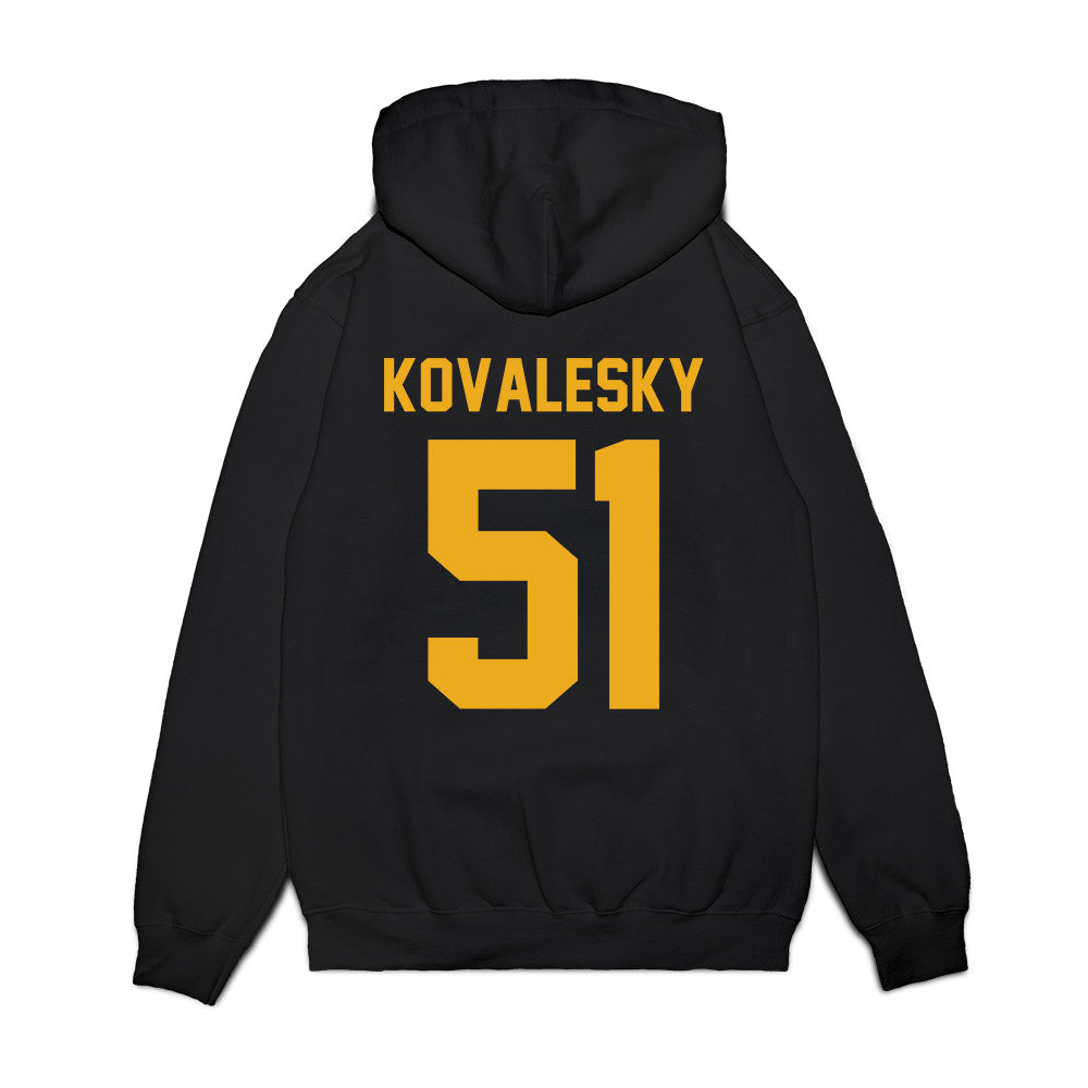West Virginia - NCAA Football : Raymond Kovalesky - Vintage Helmet Premium Hooded Sweatshirt-1
