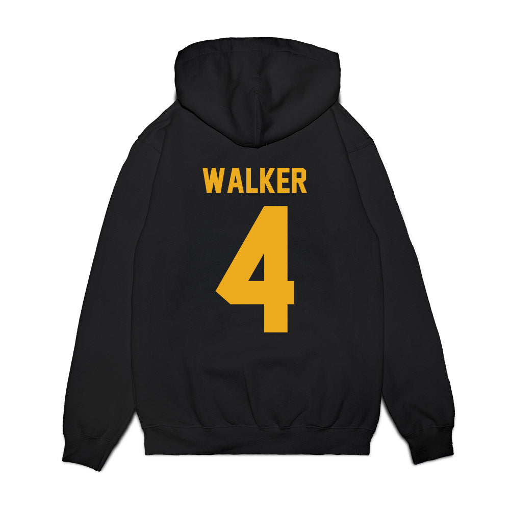 West Virginia - NCAA Football : Jordan Walker - Vintage Helmet Premium Hooded Sweatshirt-1