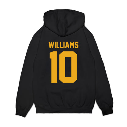 West Virginia - NCAA Football : Jarel Williams - Vintage Helmet Premium Hooded Sweatshirt-1