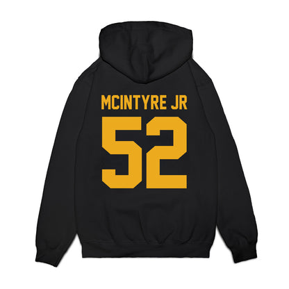West Virginia - NCAA Football : Corey McIntyre Jr - Vintage Helmet Premium Hooded Sweatshirt-1