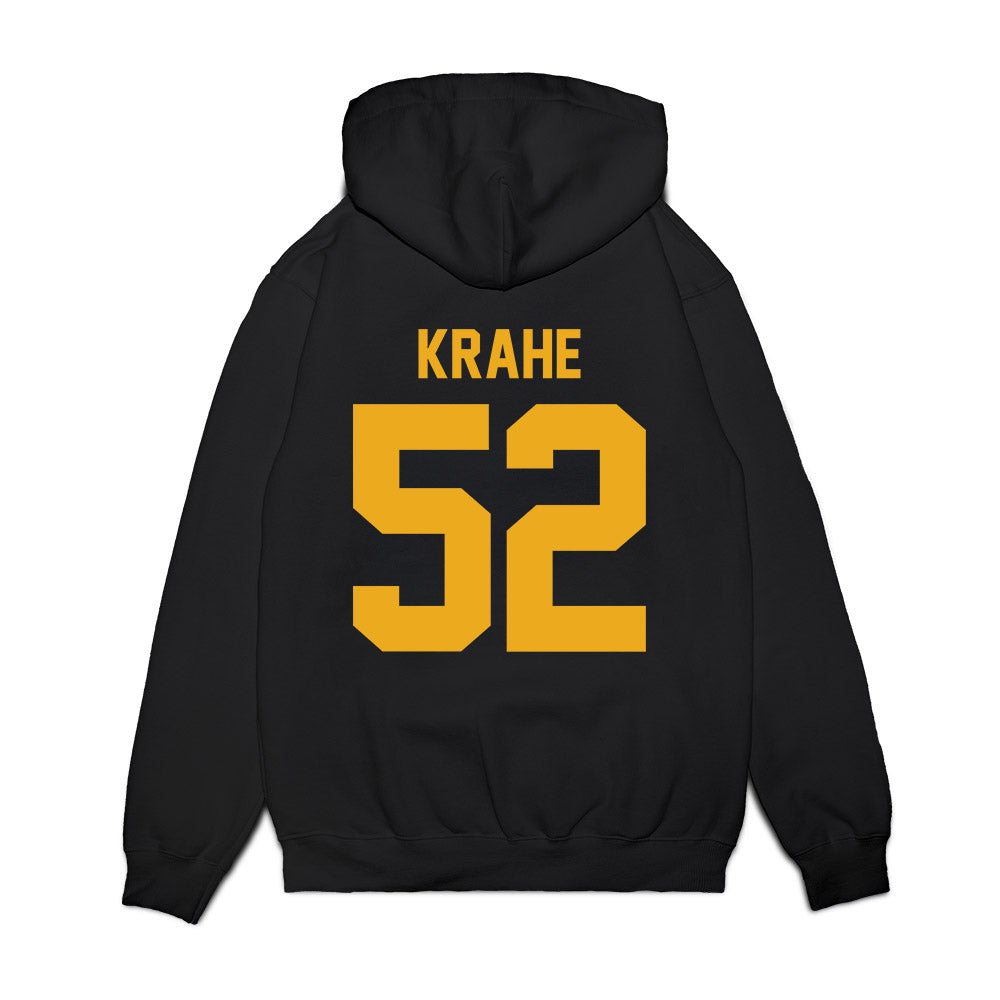 West Virginia - NCAA Football : Nick Krahe - Vintage Helmet Premium Hooded Sweatshirt-1