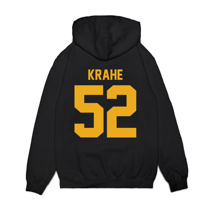 West Virginia - NCAA Football : Nick Krahe - Vintage Helmet Premium Hooded Sweatshirt-1