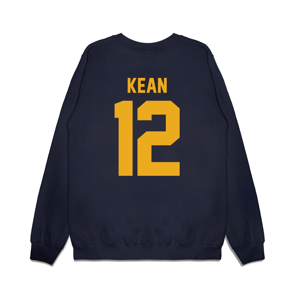 West Virginia - NCAA Football : Scott Kean - Vintage Helmet Premium Crewneck Sweatshirt-1