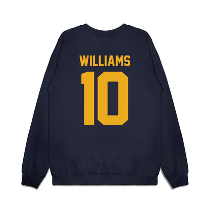 West Virginia - NCAA Football : Jarel Williams - Vintage Helmet Premium Crewneck Sweatshirt-1