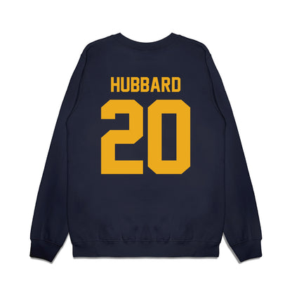 West Virginia - NCAA Football : Diore Hubbard - Vintage Helmet Premium Crewneck Sweatshirt-1