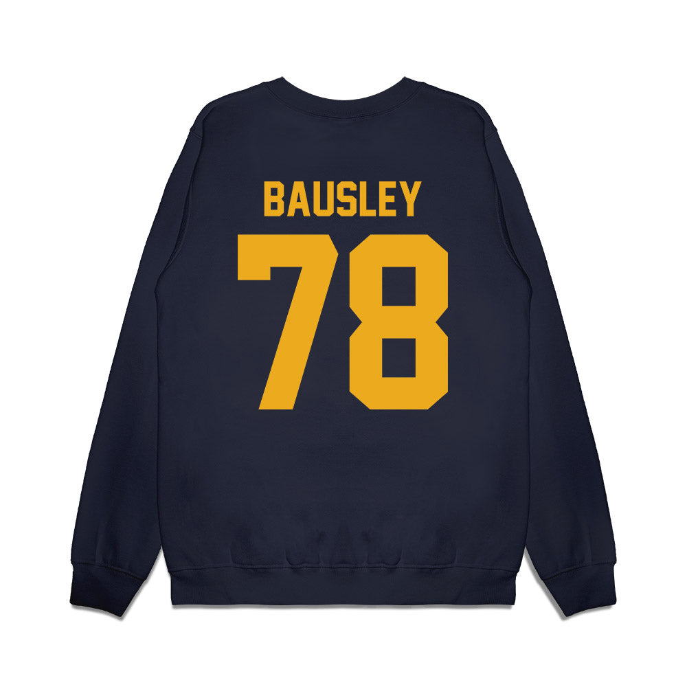 West Virginia - NCAA Football : Xavier Bausley - Vintage Helmet Premium Crewneck Sweatshirt-1