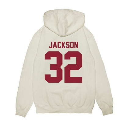 Iowa State - NCAA Football : Angelo Jackson - Vintage Helmet Premium Hooded Sweatshirt-1