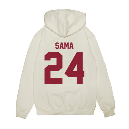 Iowa State - NCAA Football : Abu Sama - Vintage Helmet Premium Hooded Sweatshirt-1