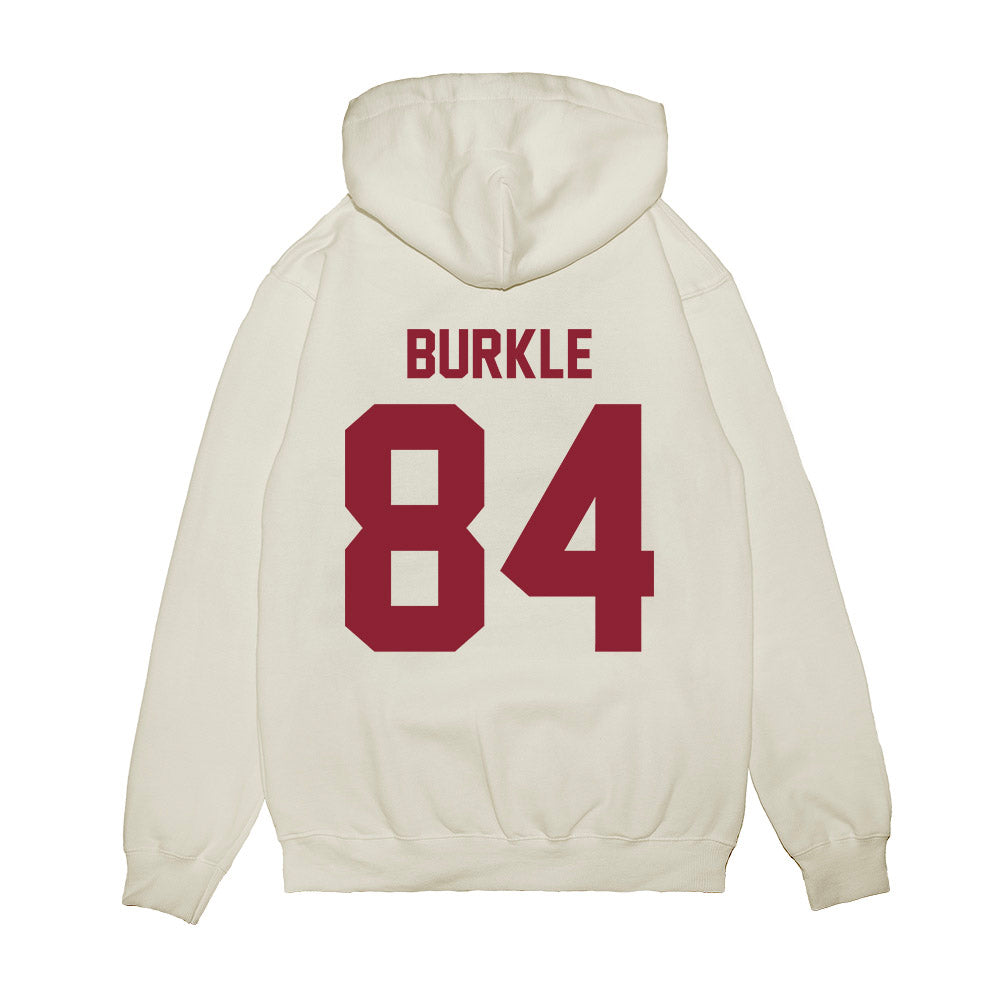 Iowa State - NCAA Football : Gabe Burkle - Vintage Helmet Premium Hooded Sweatshirt-1